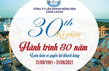 CHÚC MỪNG CÔNG TY LIÊN DOANH BÔNG SEN TRÒN 30 TUỔI