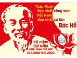 (19-05-2022) KỶ NIỆM 132 NĂM NGÀY SINH CHỦ TỊCH HỒ CHÍ MINH