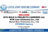 (11-10-2023) CÔNG TY LIÊN DOANH BÔNG SEN VINH DỰ CHÀO ĐÓN ĐOÀN HÃNG TÀU NYK, CTY METAL ONE VÀ ĐẠI LÝ HH VITAMAS ĐẾN THAM QUAN CẢNG LOTUS