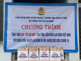 (06-10-2021) CẢNG LOTUS TIẾP NHẬN "TÚI AN SINH" CỦA LIÊN ĐOÀN LAO ĐỘNG THÀNH PHỐ DO CÔNG ĐOÀN KHỐI DOANH NGHIỆP THƯƠNG MẠI TRUNG ƯƠNG TẠI TP. HỒ CHÍ MINH TRAO TẶNG